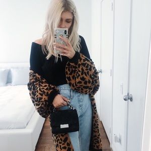 MISSGUIDED LEOPARD CARDIGAN